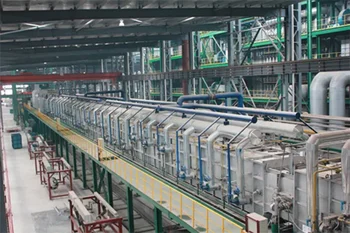 Línea de producción de bobinas de acero galvanizado